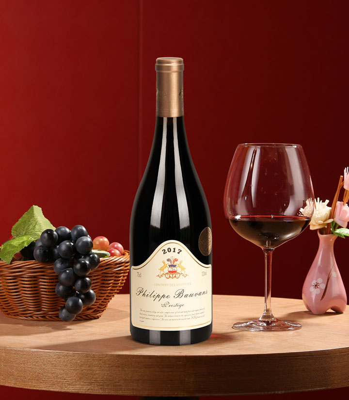 13°法国菲宝梵斯2017干红葡萄酒750ml