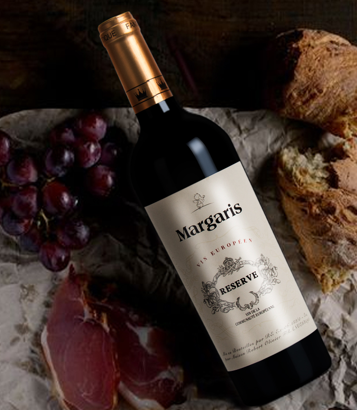 14°法国玛格丽思干红葡萄酒750ml 瓶